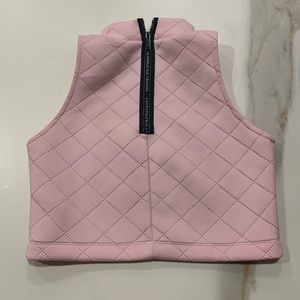 Adidas Pink Cropped Sporty top